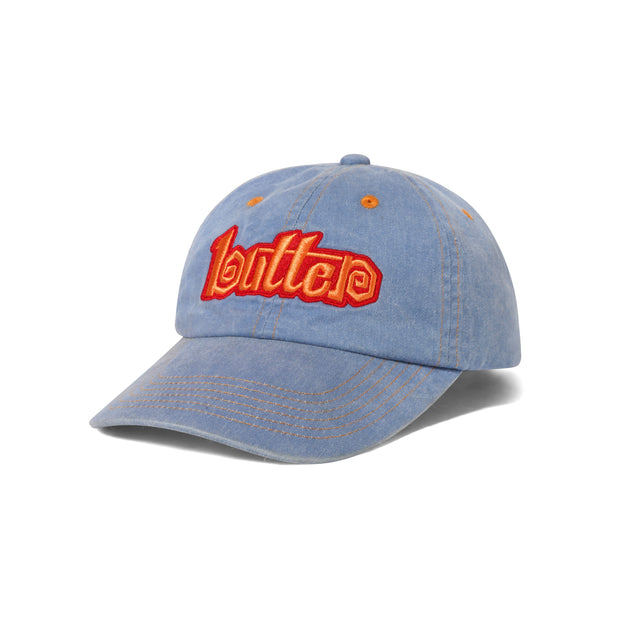 Butter Goods Swirl 6 Panel Cap (washed slate)