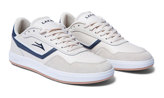 Lakai Terrace (White/Navy Suede)