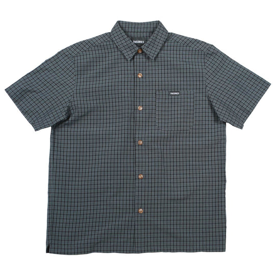 Theories Avignon Flannel Button Up (Azure Blue)