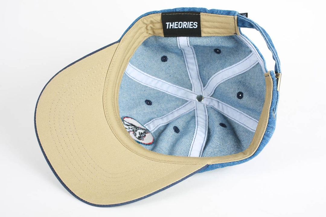 Theories Champ Strapback Hat (Denim Blue)