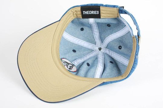 Theories Champ Strapback Hat (Denim Blue)