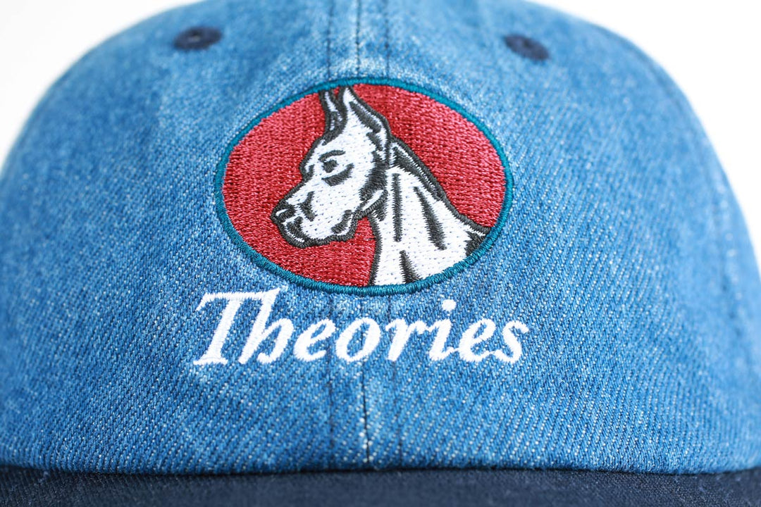 Theories Champ Strapback Hat (Denim Blue)