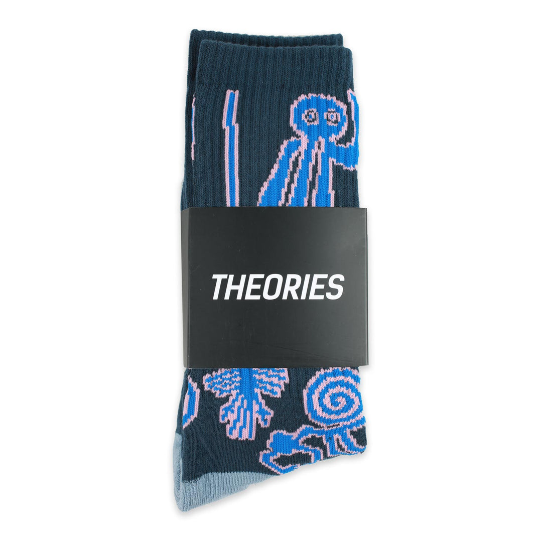Theories Nazca Sock (Twilight Blue)