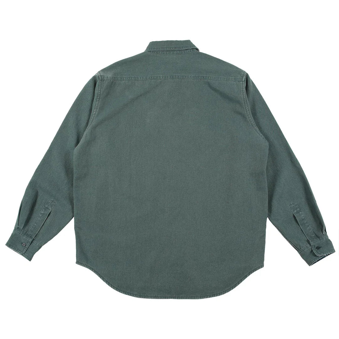 Theories Union Flannel Lined Button-Up Shirt (Sea Green)