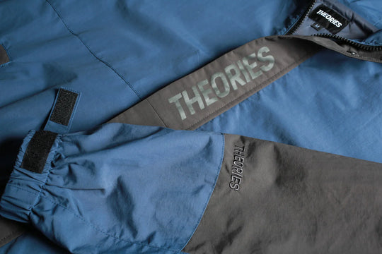 Theories Gale Shell Jacket (Steel Blue/ Charcoal)