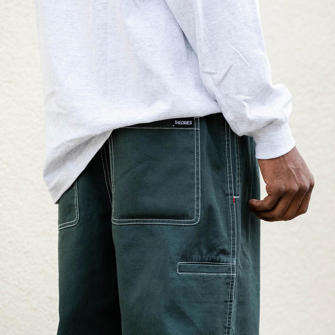 Theories Stamp Lounge Pant (Alpine/White Contrast Sitch)