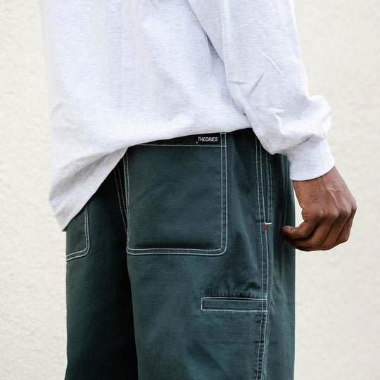 Theories Stamp Lounge Pant (Alpine/White Contrast Sitch)