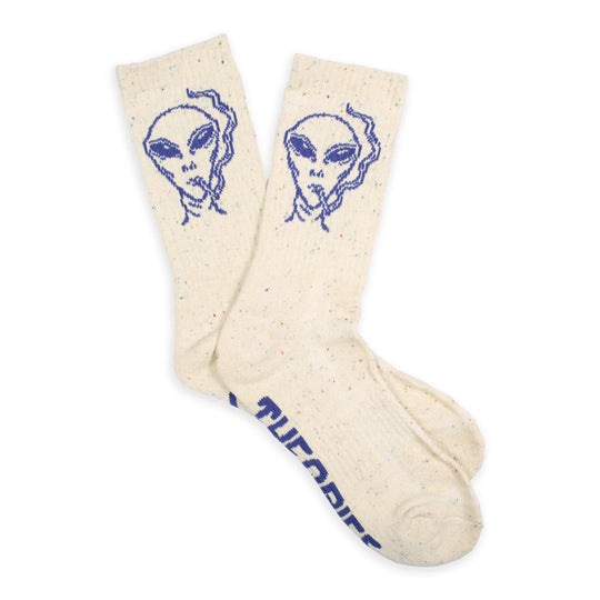 Theories Outer Space Socks (Cream/Blue/Speckle)