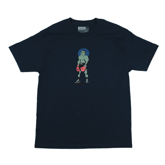 Theories Punchout Tee Shirt (Navy)