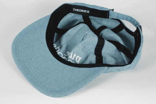 Theories Pure Moods Embroidered Strap back Hat (Denim)