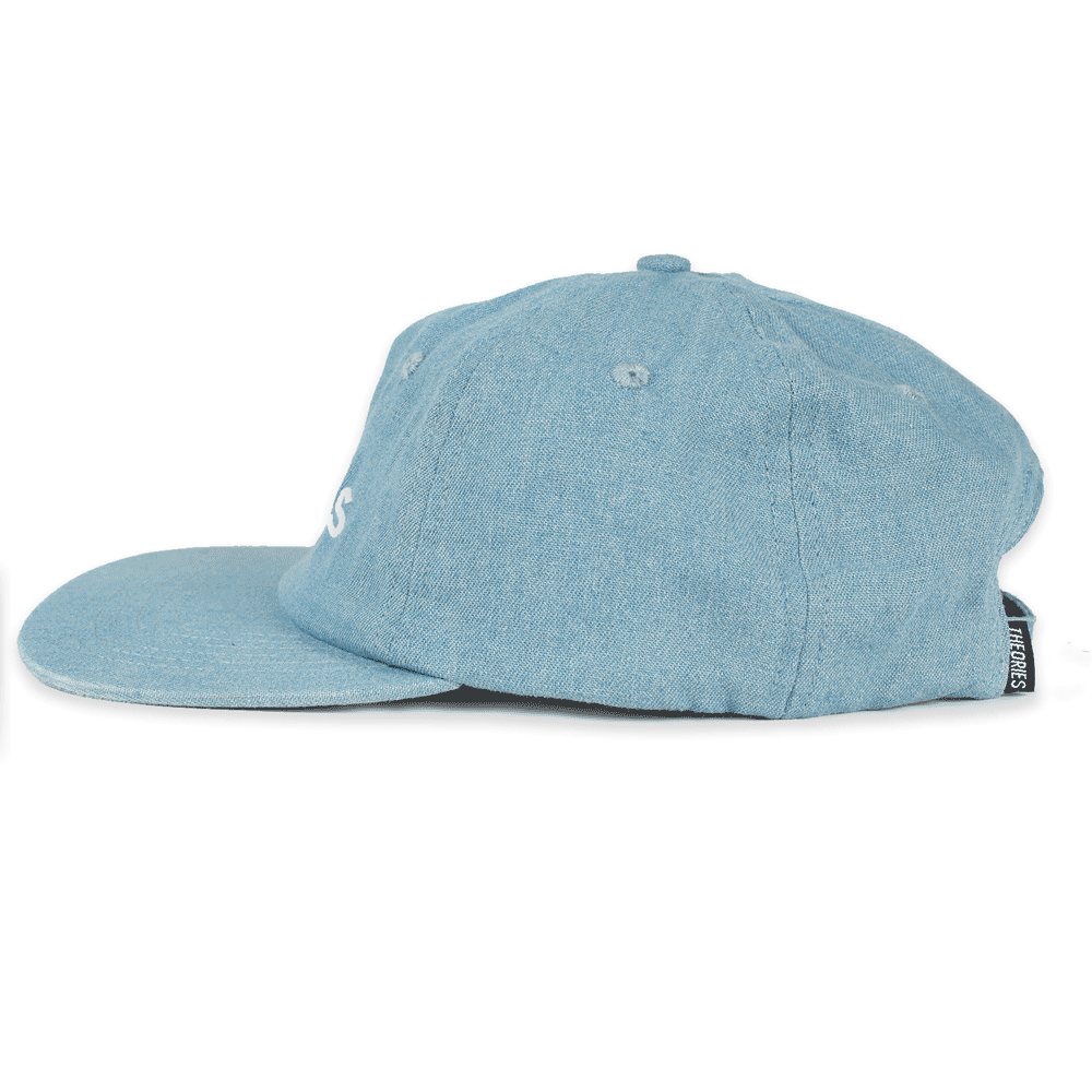 Theories Pure Moods Embroidered Strap back Hat (Denim)