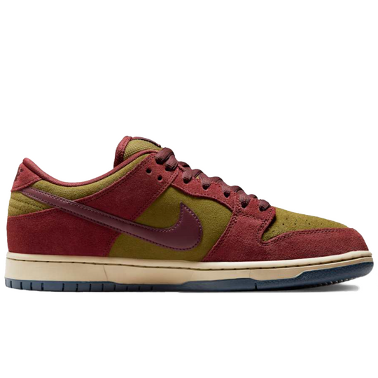 The Nike SB Dunk Low (Dark Team Red/Burgundy Crush)