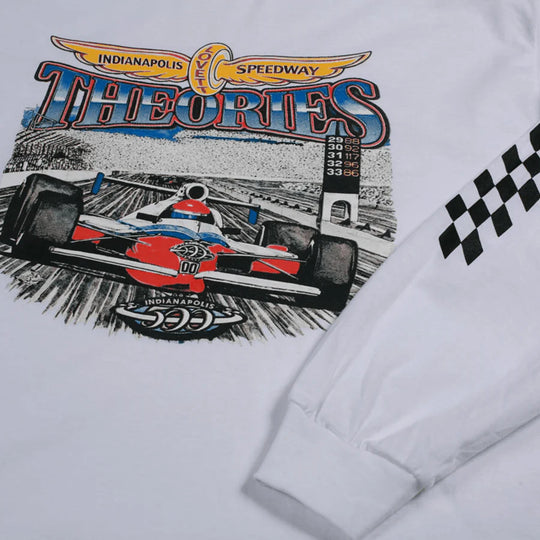 Theories Speedway Longsleeve Tee (White)