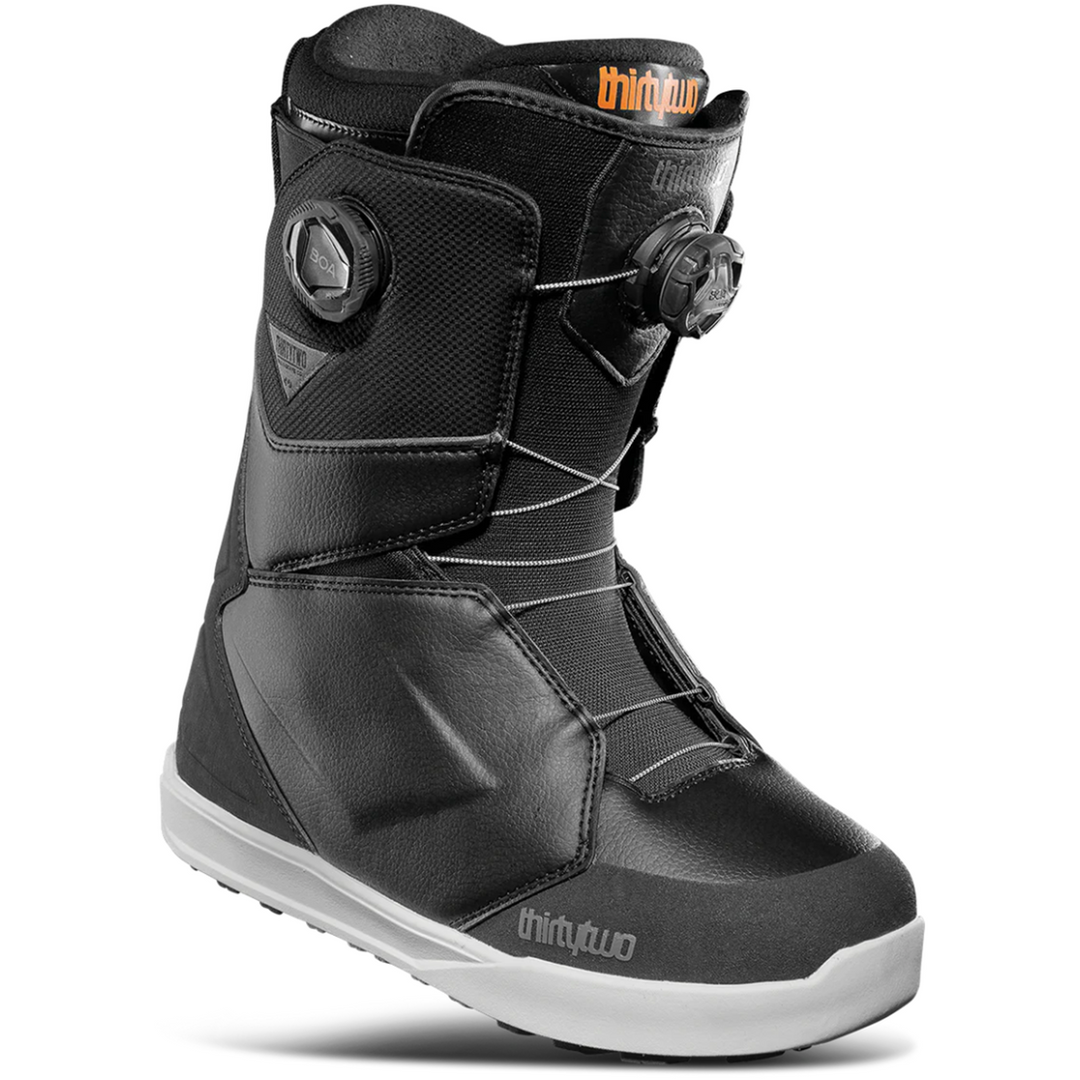 ThirtyTwo Men's Lashed Double BOA Snowboard Boots 2025 Black/Grey / 10.5