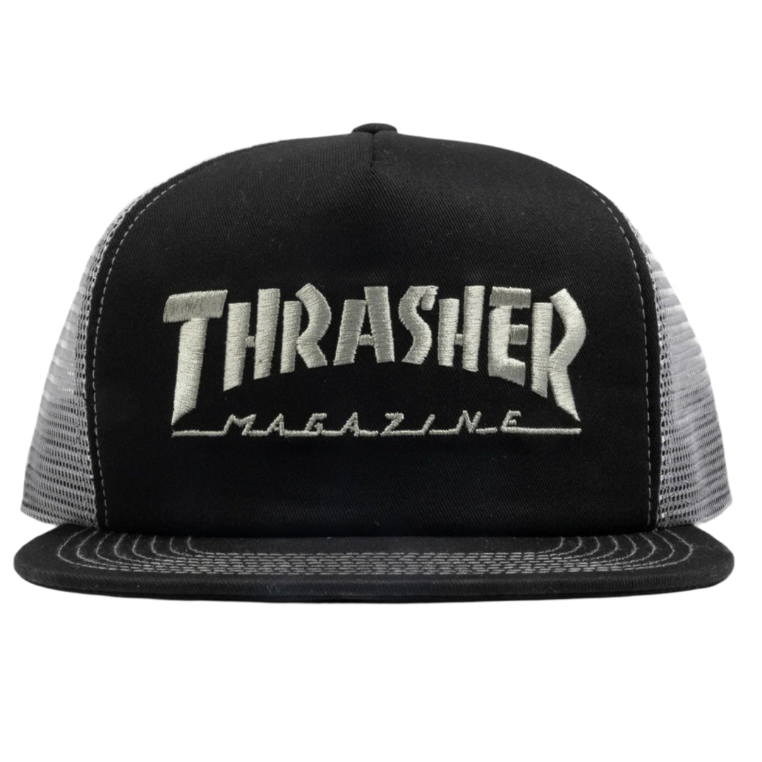 Thrasher Logo Mesh Cap Trucker Hat