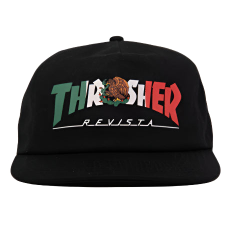 Thrasher Mexico Revista Snapback (Black)