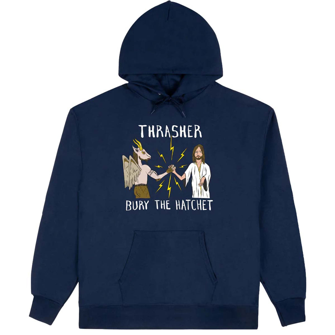 Thrasher X Toy Machine B.T.H Hoodie (Navy)