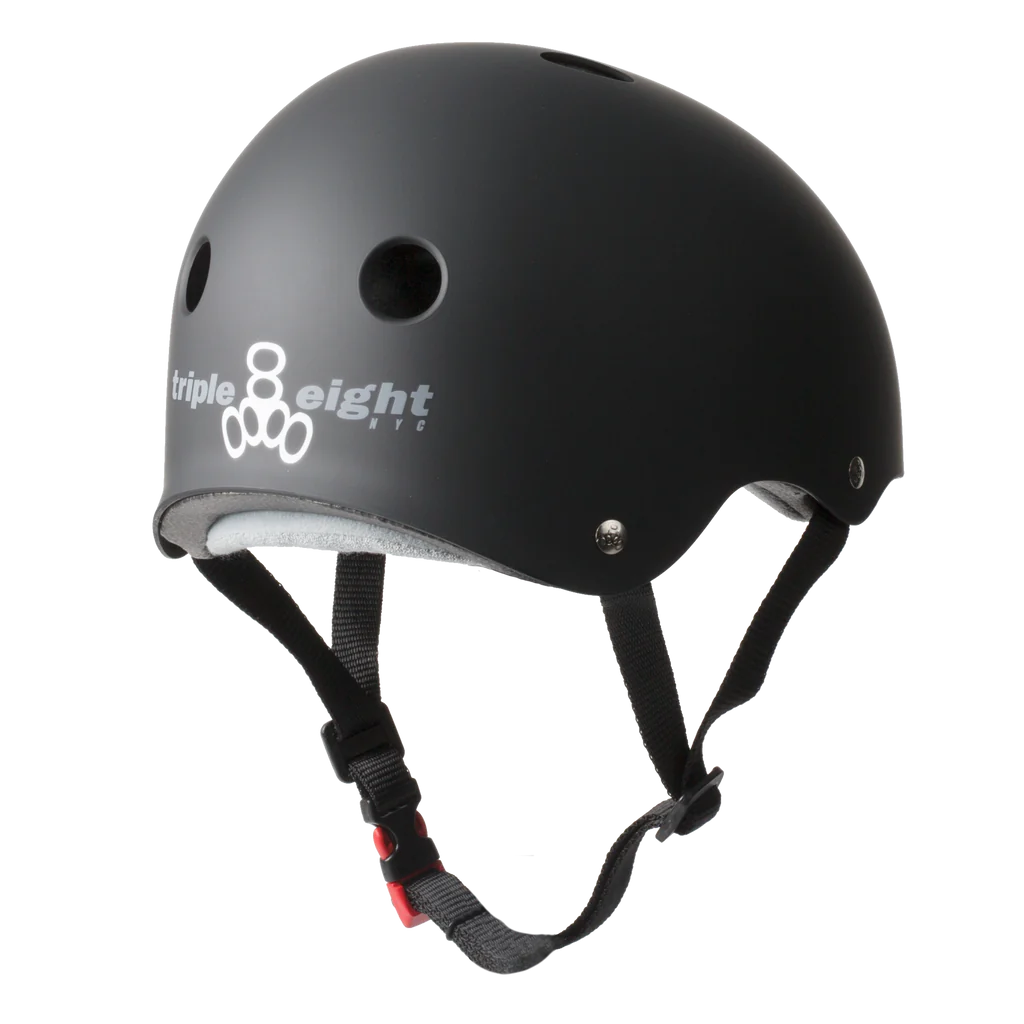 Triple 8 Sweatsaver Helmet (Black Matte)