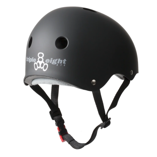 Triple 8 Sweatsaver Helmet (Black Matte)