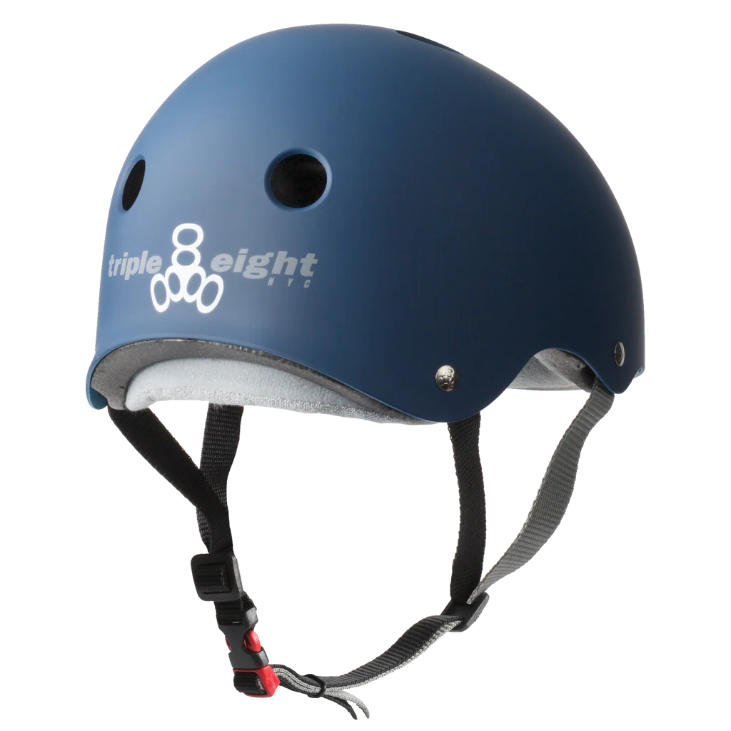 Triple 8 Certified SweatSaver Helmet (Navy)
