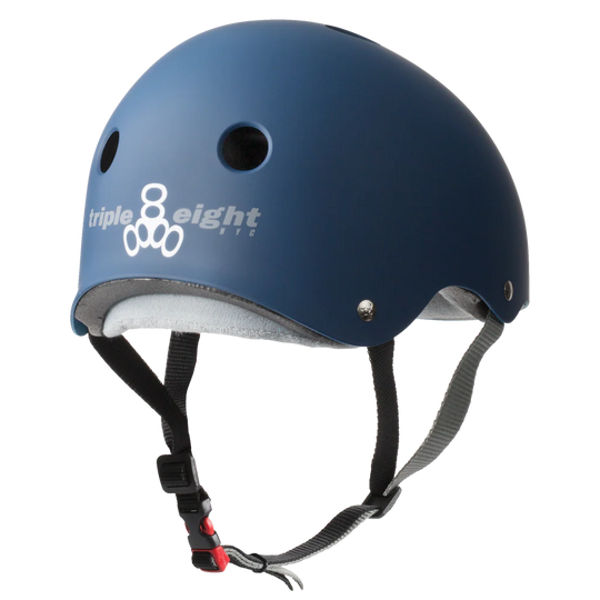 Triple 8 Certified SweatSaver Helmet (Navy)