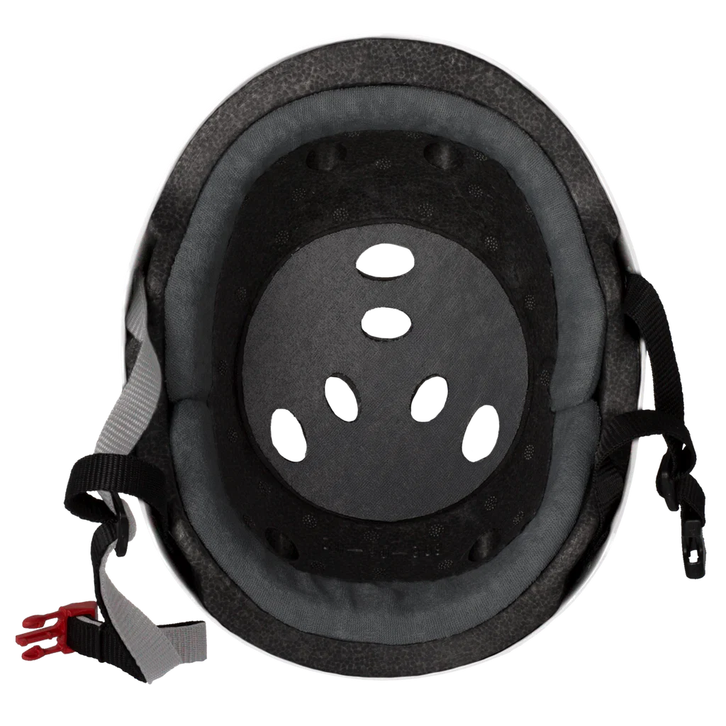 Triple 8 Certified SweatSaver Helmet (White Matte)