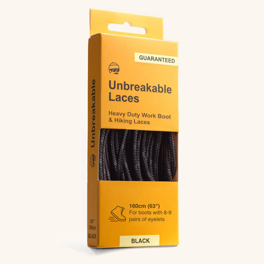Adventure Andy Unbreakable Boot Laces (Black)