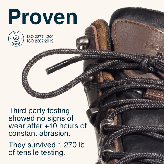 Adventure Andy Unbreakable Boot Laces (Black)