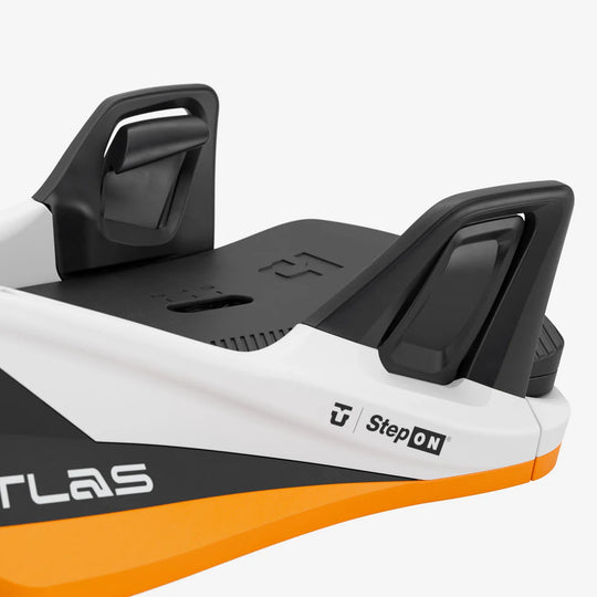 Union Atlas Step On Bindings 2026 (White/Orange)