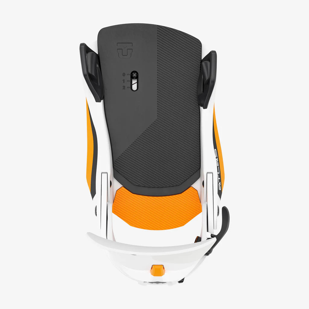 Union Atlas Step On Bindings 2026 (White/Orange)
