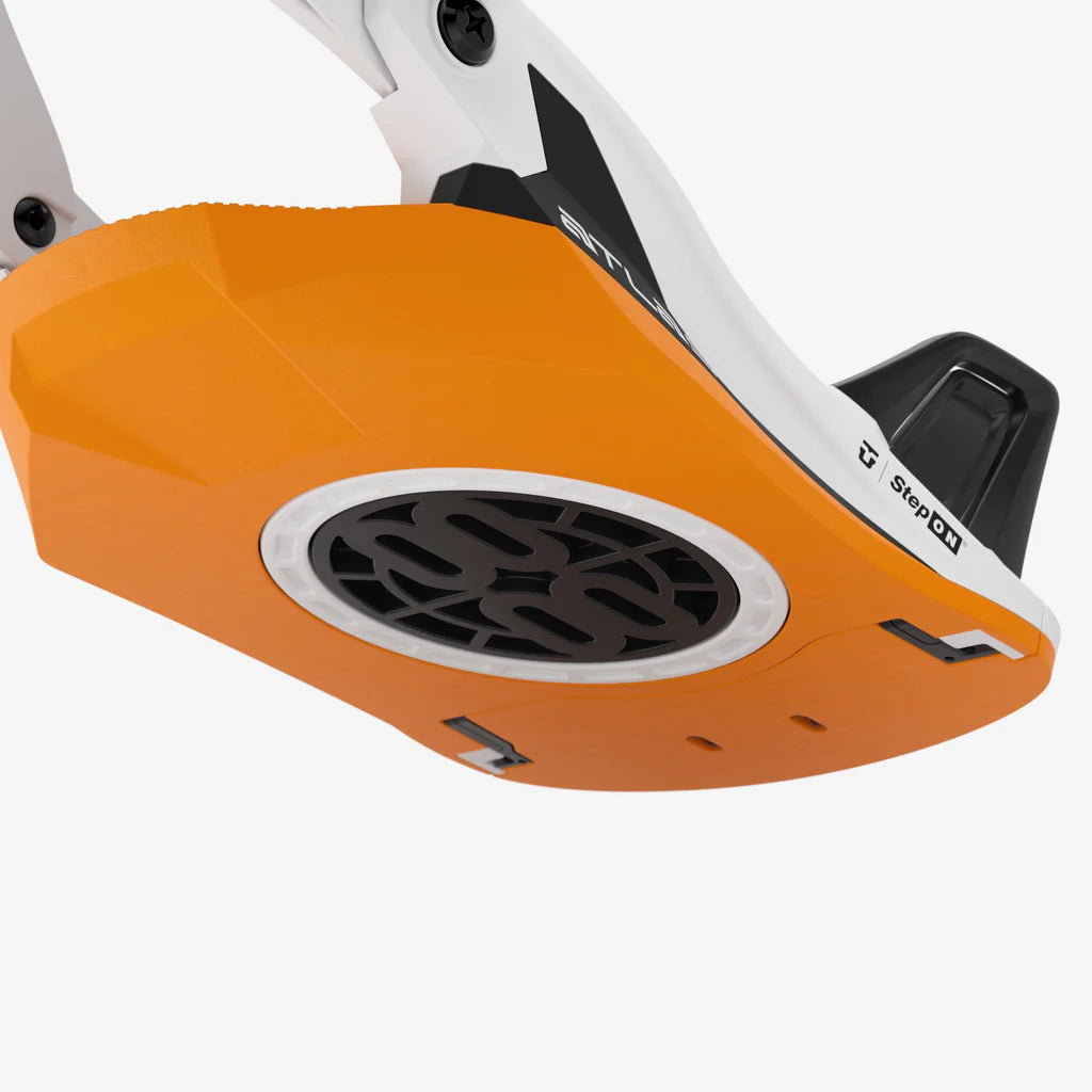 Union Atlas Step On Bindings 2026 (White/Orange)