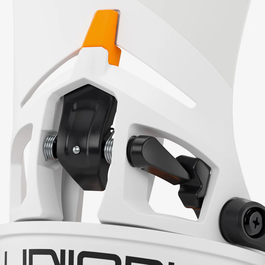 Union Atlas Step On Bindings 2026 (White/Orange)