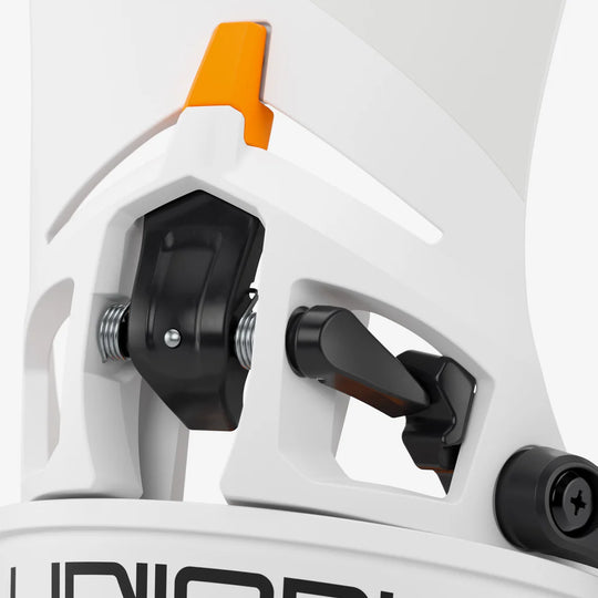 Union Atlas Step On Bindings 2026 (White/Orange)