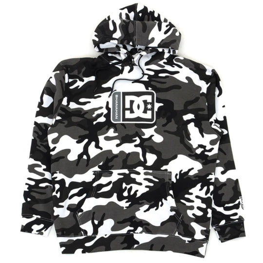 DC Shanahan Camo Pullover Hoodie (Black/White Camo)