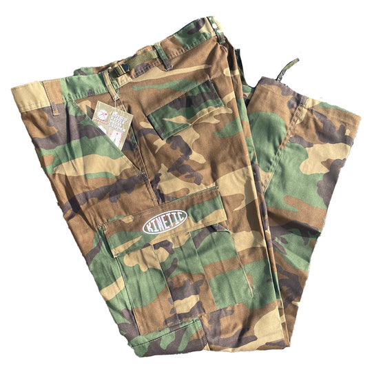 Kinetic Better Living Oval Cargo Pants (Woodland Camo)