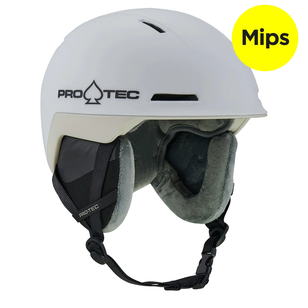 Protec A2 Snow Helmet w/ MIPS (Matte White)
