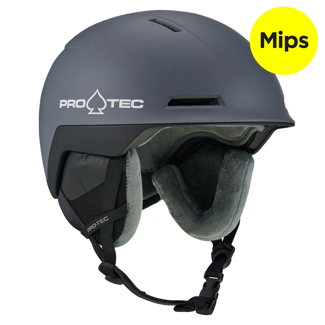 Protec A2 Snow Helmet w/ MIPS (Matte Grey)
