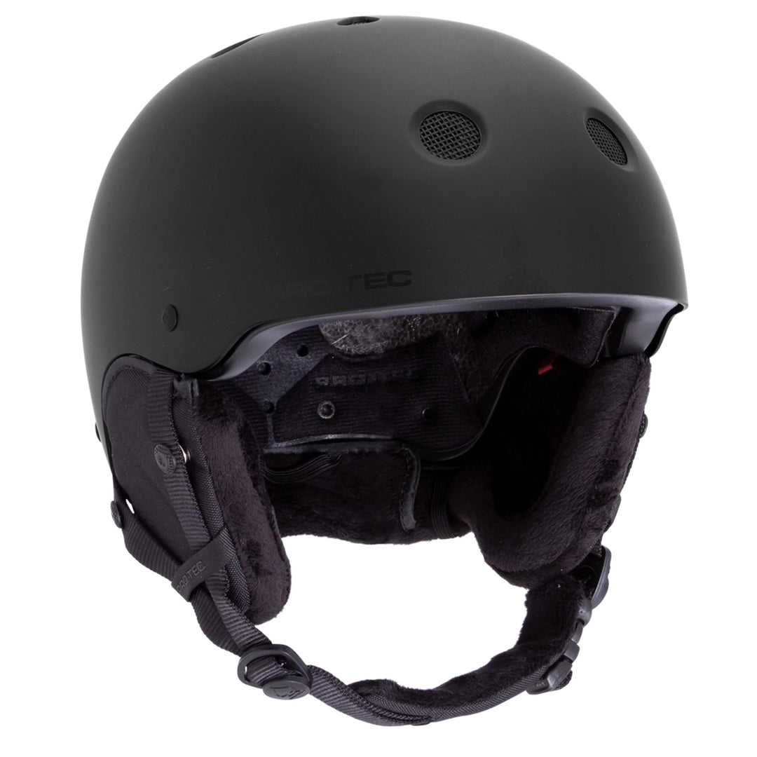 Protec Classic Certified Snow Helmet w/ Fit Dial (Stealth Black)