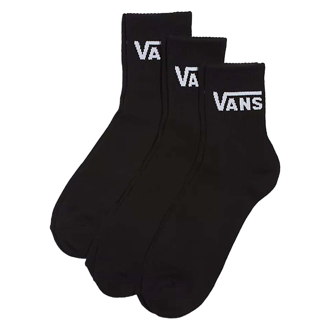 Vans Classic Half Crew Sock Black (3 Pack)