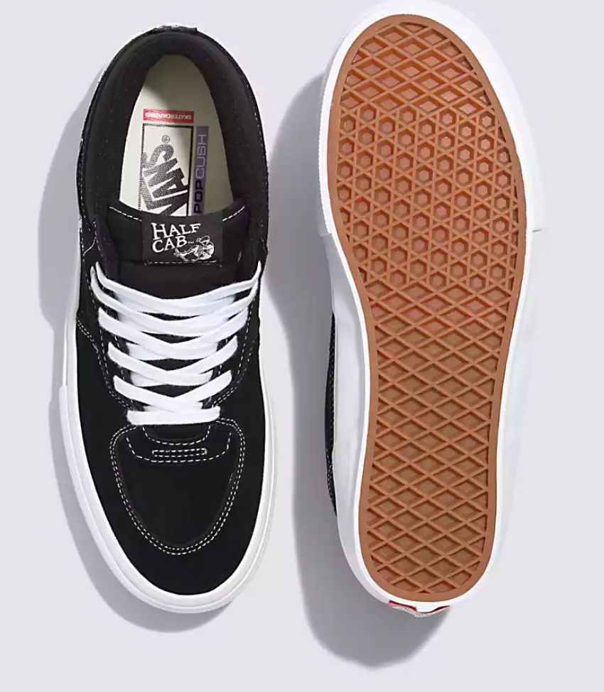 Vans Skate Half Cab (Black/White) – Kinetic / Nocturnal Vans Skate Half Cab (Black/White) – Kinetic / Nocturnal