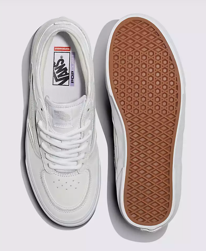 Vans Skate Rowley (Leather White/White)