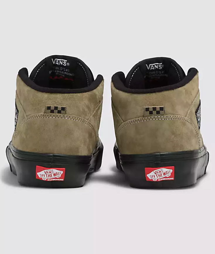 Vans Skate Half Cab (Pig Suede Olive/Black)