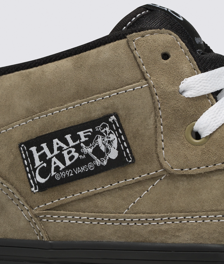 Vans Skate Half Cab (Pig Suede Olive/Black)