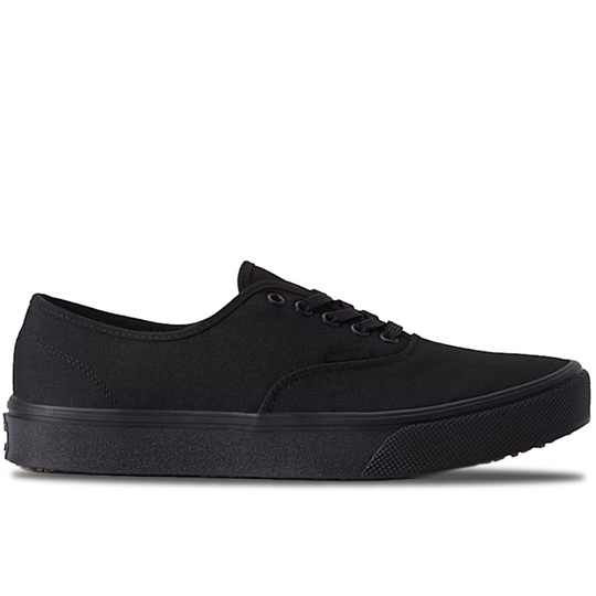 Black sneaker on a white background