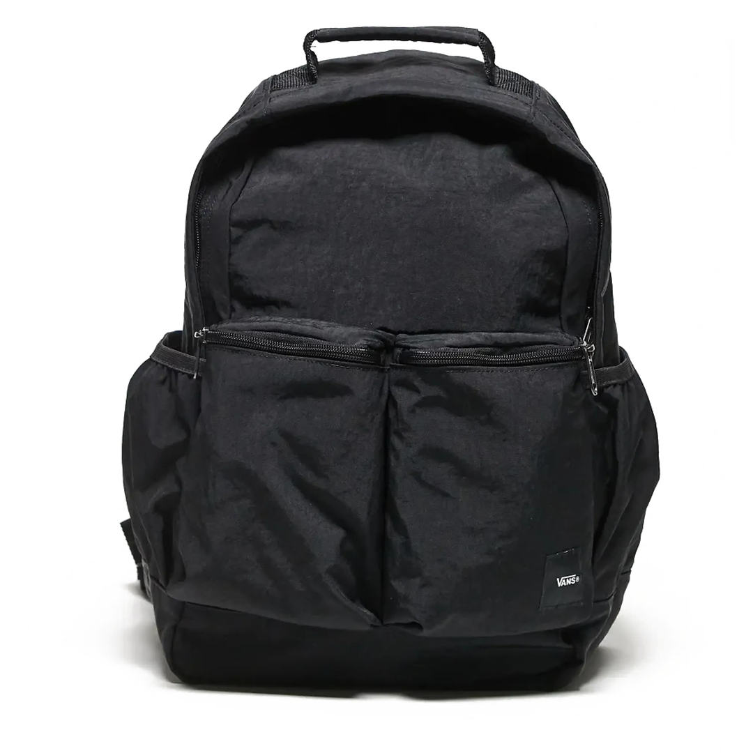 Black vans dual pocket backpack 