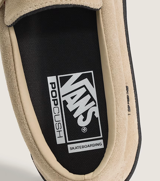 Signature waffle sole pattern outsole for reliable grip since '66