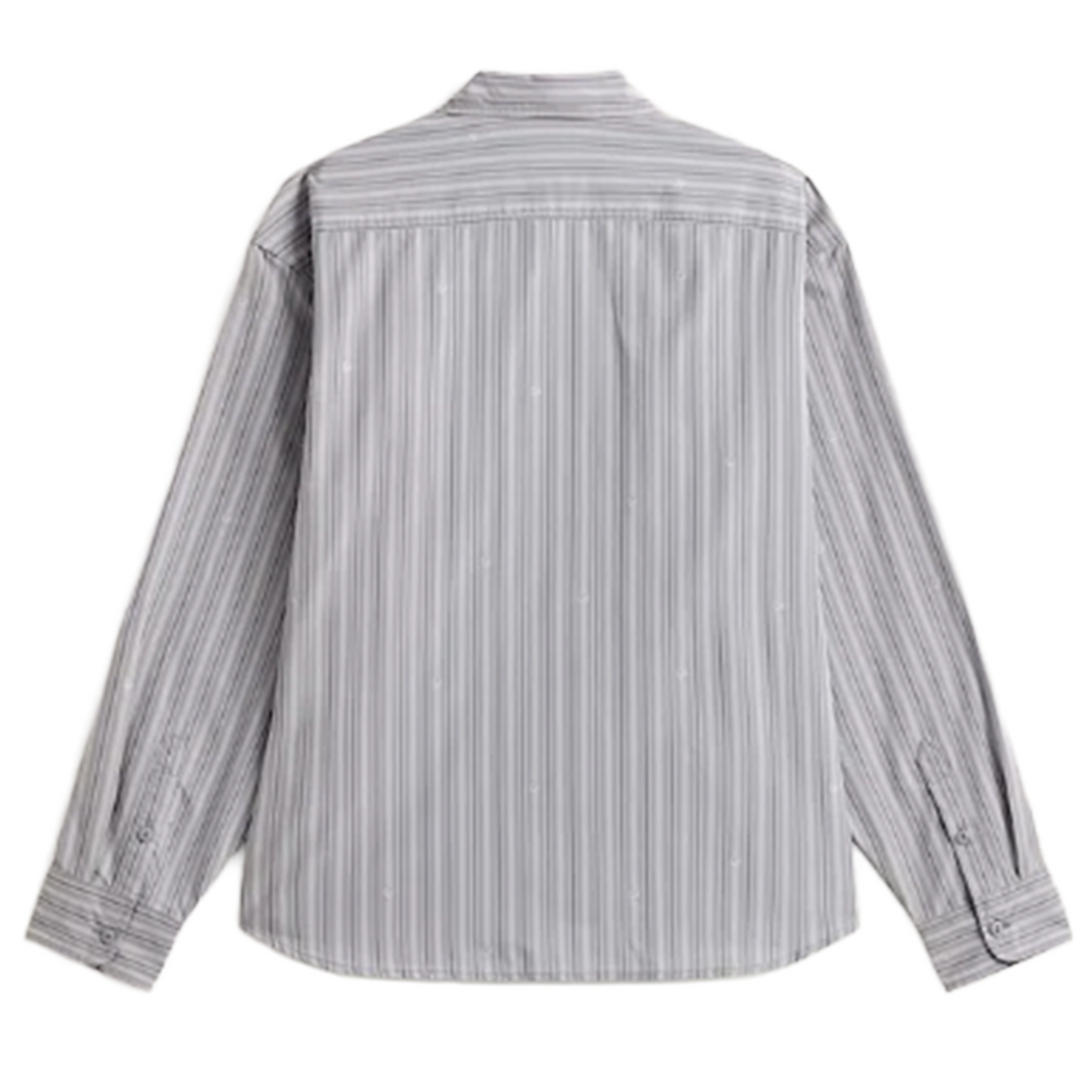 Vans x Rowan Striped Long Sleeve Button up (Light Gray)
