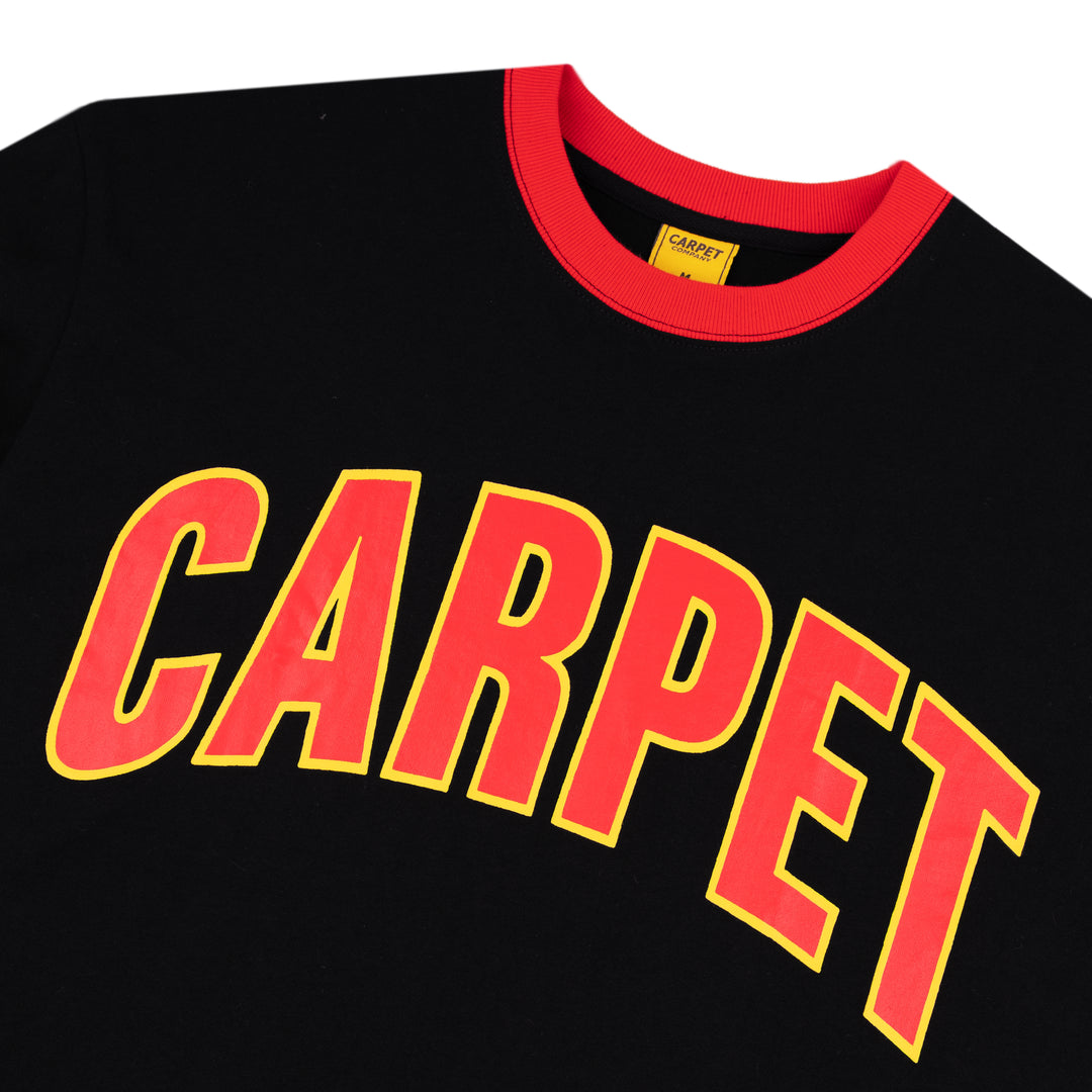 Carpet Company Varsity Ringer Tee (Black)