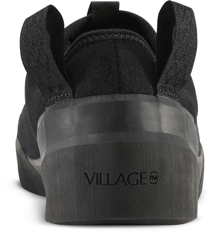 Black climbing shoe with &