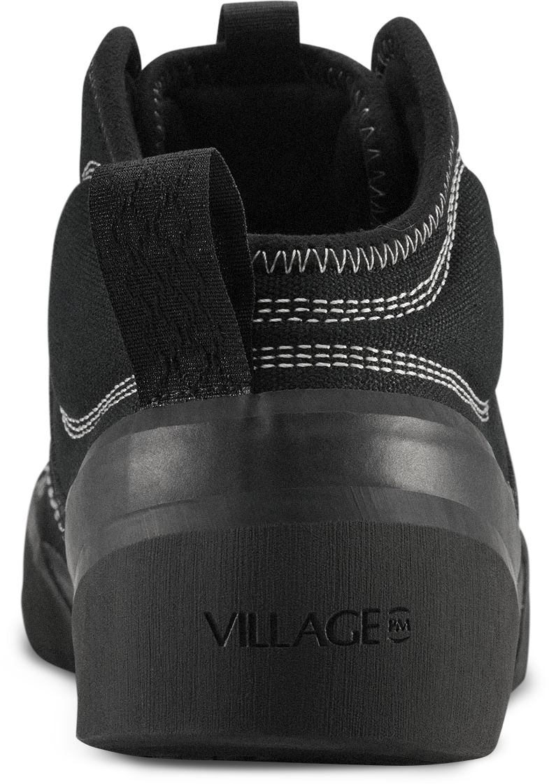 Black sneaker with &